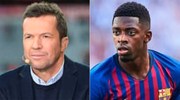 Montagem - Lothar Matthaus e Dembelé