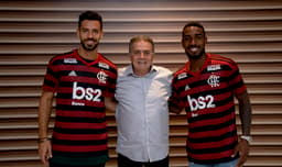 Pablo Marí, Paulo Pelaipe e Gerson