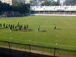 Treino do Fluminense nas Laranjeiras