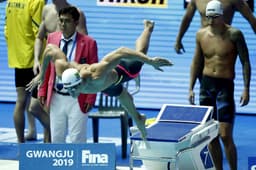 Mundial Natação Revezamento 4x100 masculino