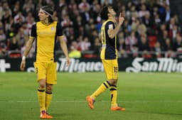 Filipe Luís e Diego Ribas - Atlético de Madrid