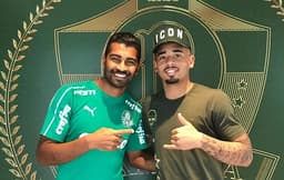 Gabriel Jesus e Thiago Santos