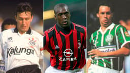 Montagem - Neto, Seedorf e Evair