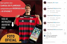 Rodrigo Caio - Print Instagram