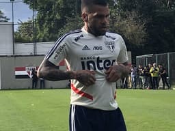 Treino São Paulo - Daniel Alves