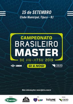 Brasileiro Master em 2019 será mais uma vez uma atração da CBJJD (Foto: Divulgação)