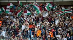 Fluminense x Avaí - Torcida tricolor no Maracanã