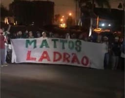 Protesto - Mancha Alviverde - Mattos