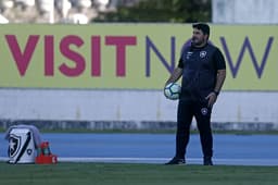 Eduardo Barroca - Botafogo - Treino