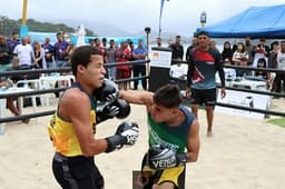 Essa foi a primeira edição do BeachBoxing na praia de Icaraí, em Niterói (Foto: Bruno Equipe Top Foto)