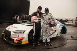 O brasileiro Pietro Fittipaldi recebeu visita ilustre do avô Emerson Fittipaldi em Hockenheim, na Alemanha, palco da última etapa da temporada da DTM. Piloto da WRT Audi Sport, Pietro finaliza sua primeira temporada completa na categoria alemã, enquanto Emerson foi convidado pela Audi para realizar um teste com um carro de volta rápida da montadora alemã.