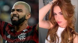 Montagem - Gabigol e Huma Kimaki