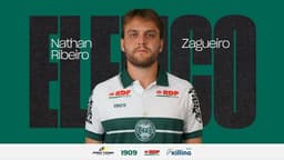 Nathan Ribeiro anunciado pelo Coritiba