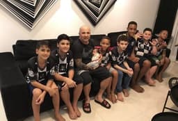 Sampaoli e "meninos da árvore", Santos