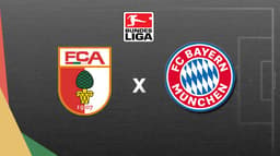 Montagem Augsburg x Bayern de Munique