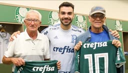 Dudu, Bruno Henrique e Ademir da Guia