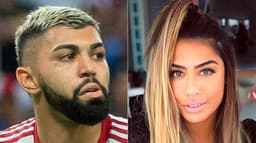 Montagem - Gabigol e Rafaella