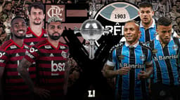 Arte - Flamengo x Grêmio