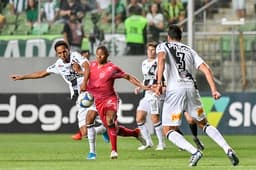 O América-MG não repetiu a performance do primeiro turno, quando venceu a Ponte fora de casa