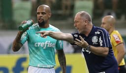 Palmeiras x Ceará - Felipe Melo e Mano