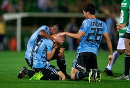 Chapecoense x Santos - Comemoração