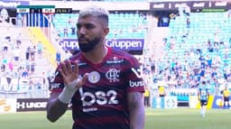 Grêmio x Flamengo - print Gabigol