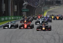 Largada - GP do Brasil de F1 2019