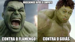 Meme: empates do Vasco