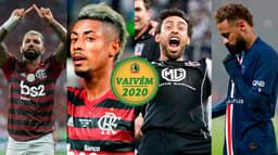 Montagem Vaivem - Gabigol, Bruno Henrique, Valdivia, Neymar