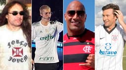 Montagem Iron Maiden Justin Bieber The Rock Hugh Jackson