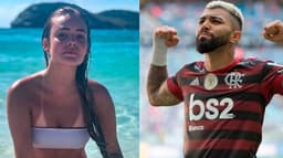 Montagem - Mariana; Gabigol