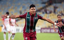 Fluminense x Unión La Calera - Comemoração