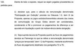 Contrato Flamengo x Globo - Inicial Fla