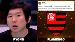 BBB e Libertadores: Pyong x Flamengo