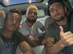 Bruno Henrique, Arrascaeta e Gabigol