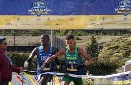 O brasileiro Johnatas Cruz é campeão do Pan-Americano de Cross Country, em final emocionante (Divulgação).