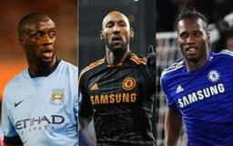 Yaya Touré, Anelka e Drogba