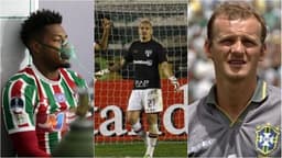 Montagem - Fluminense, Maicon e Taffarel