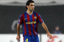 Rafa Márquez nos tempos de Barcelona