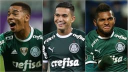 Montagem - Jesus, Dudu e Borja - Palmeiras