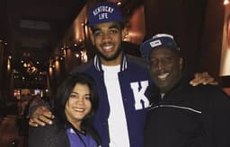 Karl-Anthony Towns e Jacqueline Towns