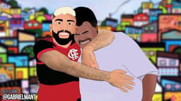 Babu Santana e Gabigol