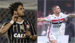 Montagem Pato - Corinthians e São Paulo