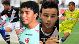 Montagem Vasco - Jonathan, Misael, Thiaguinho e Patrick