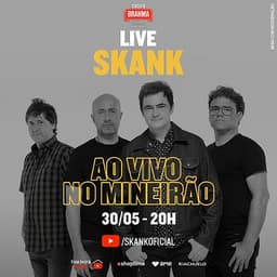 Em ano de despedida, o Skank, que já gravou um clipe no estádio para a canção "Uma partida de futebol"