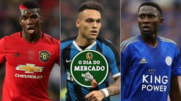 Montagem - Pogba, Lautaro Martinez e Ndidi