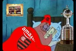 Meme Flamengo e Amazon