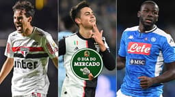 Montagem - Igor Gomes, Dybala e Koulibaly