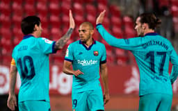 Mallorca x Barcelona - Messi, Griezmann e Braithwaite