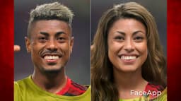 FaceApp: Bruno Henrique